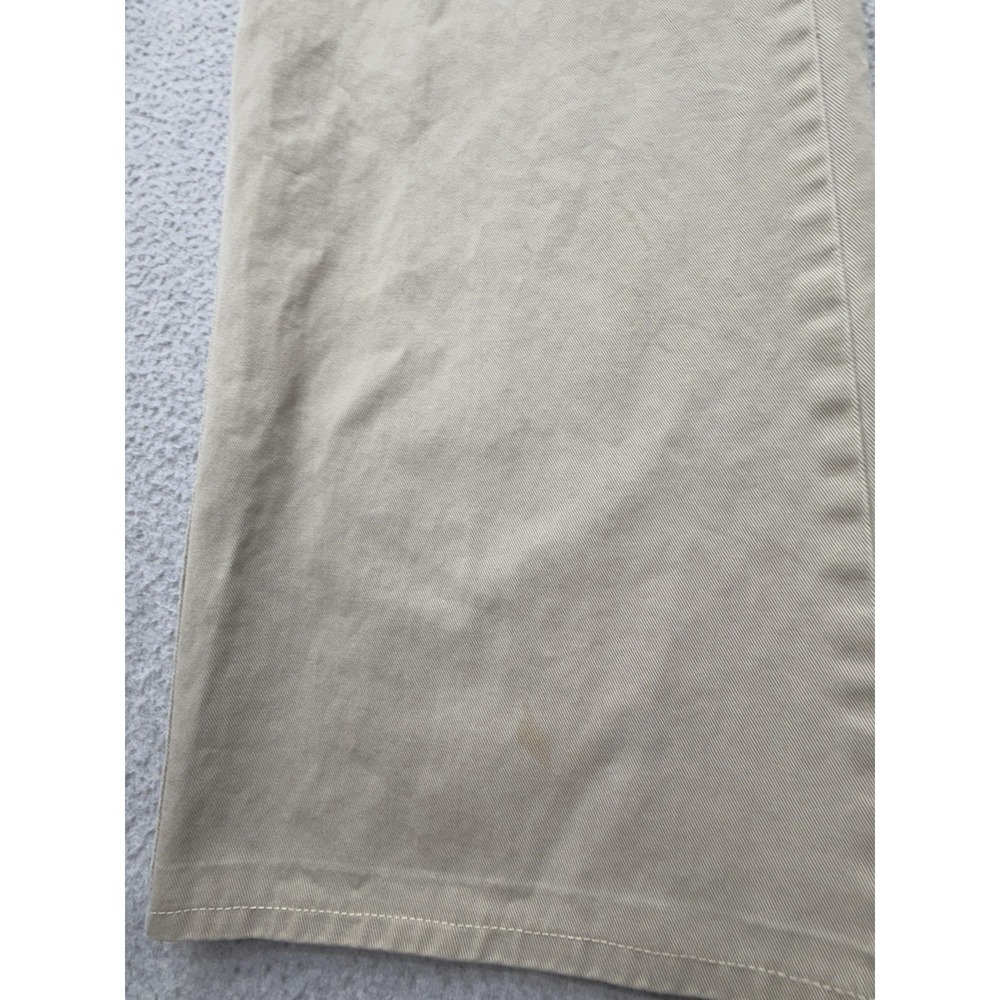 J.Crew Pants Mens 34x30 Beige Bootcut Chino Regular Fit Casual Vtg - Picture 3 of 16